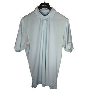 F&G Tech Shirt Adult Large Blue Short Sleeve Outdoors Lightweight Golf Men’s